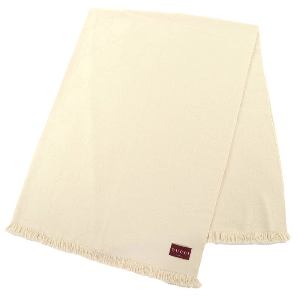 Gucci GG Jacquard Wool Shawl Blanket